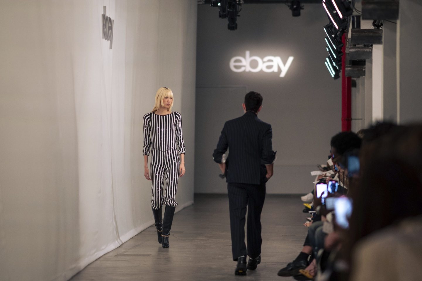 Models walk the runway at the eBay Endless Runway show during New York Fashion Week, Wednesday, Sept. 10, 2025, in New York.