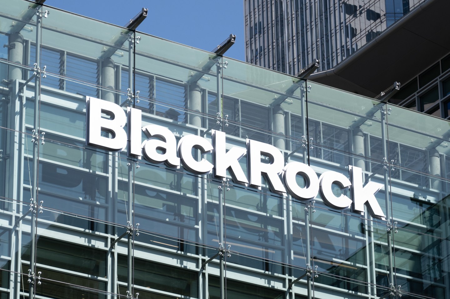 facade of BlackRock headquarters