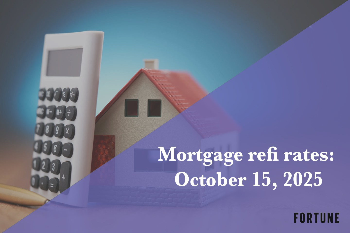 Current refi mortgage rates report for Oct. 15, 2025
