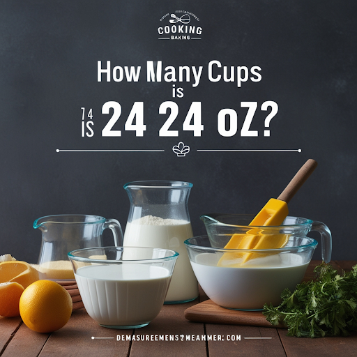 how many cups is 24 oz