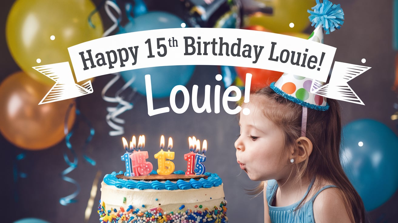 Happy Belated 15th Birthday Louie image