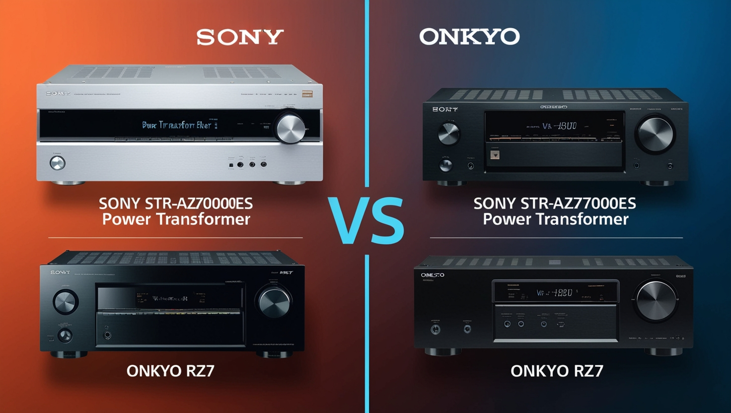 Sony STR-AZ7000ES Power Transformer vs Onkyo RZ7