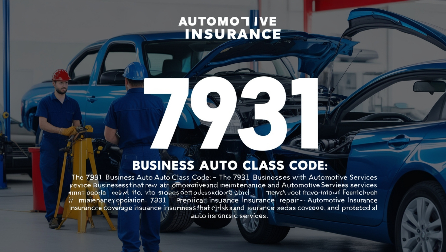 7931 Business Auto Class Code