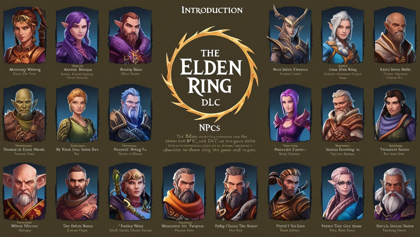 Elden Ring DLC NPCs