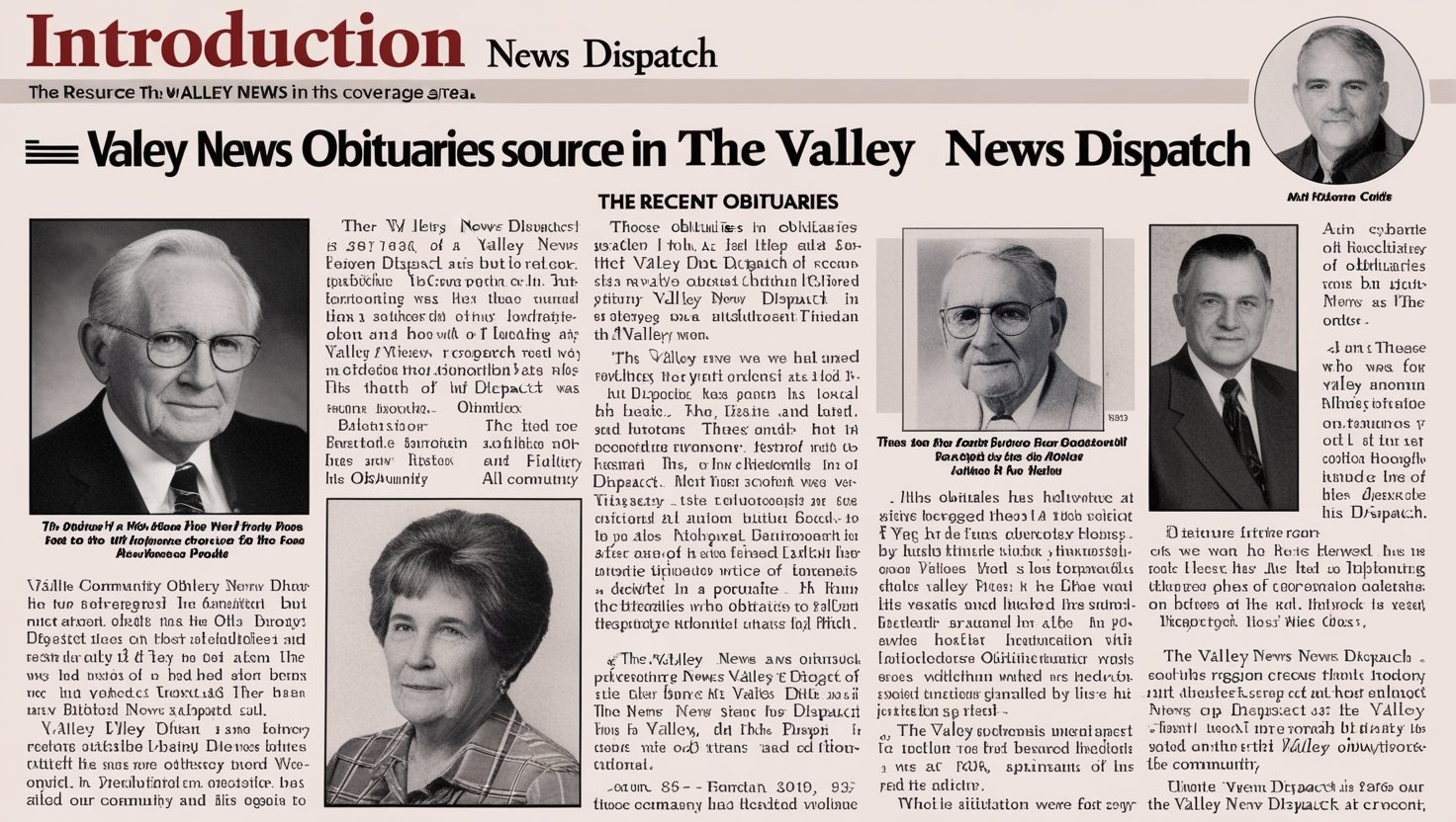 Valley News Dispatch Recent Obituaries