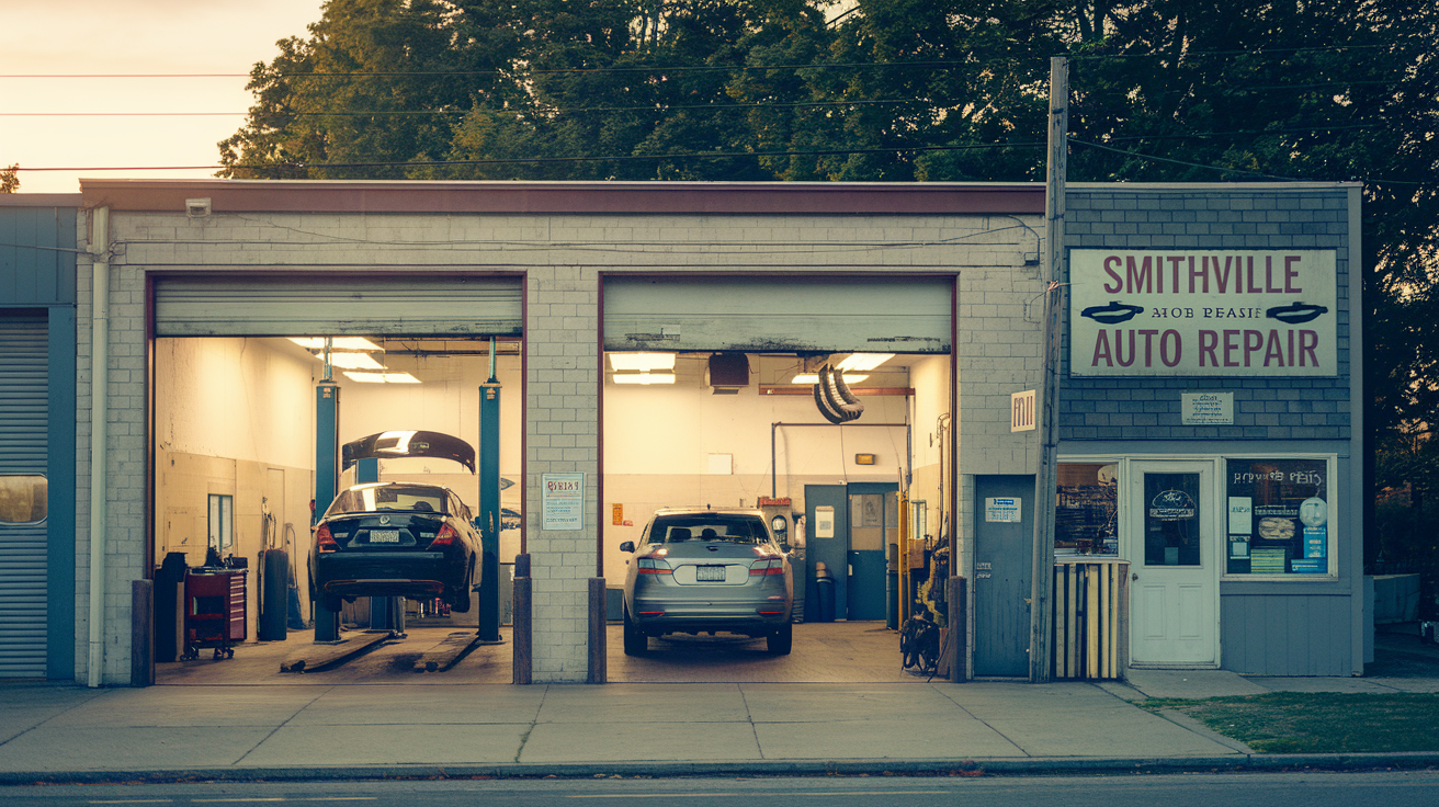 Car Repair Shop in Smithville New York on Newark Avenue