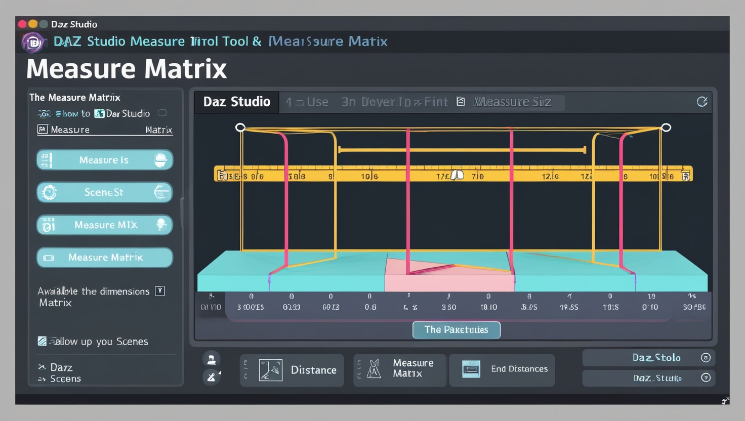 DAZ how to use Measure Matrix